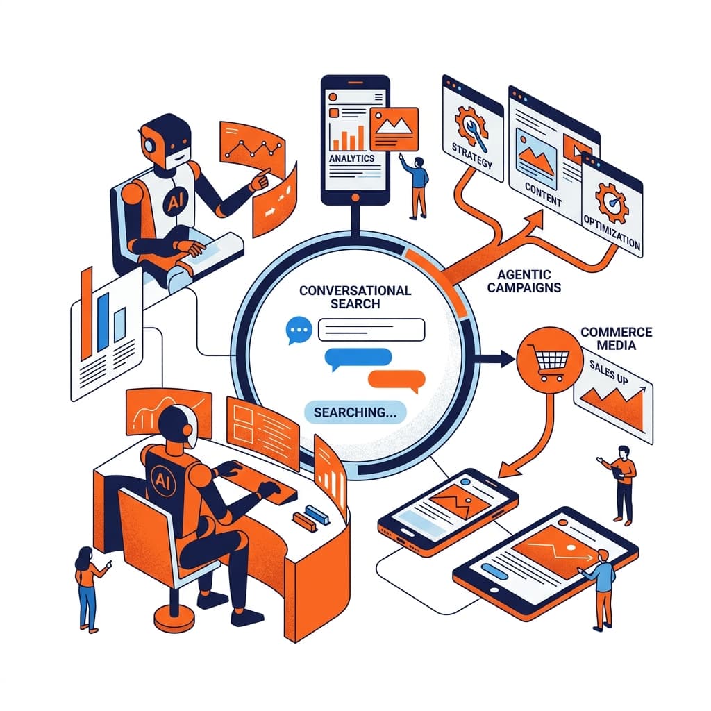 The Future of Digital Advertising: Agentic AI, Conversational Search, and Commerce Media